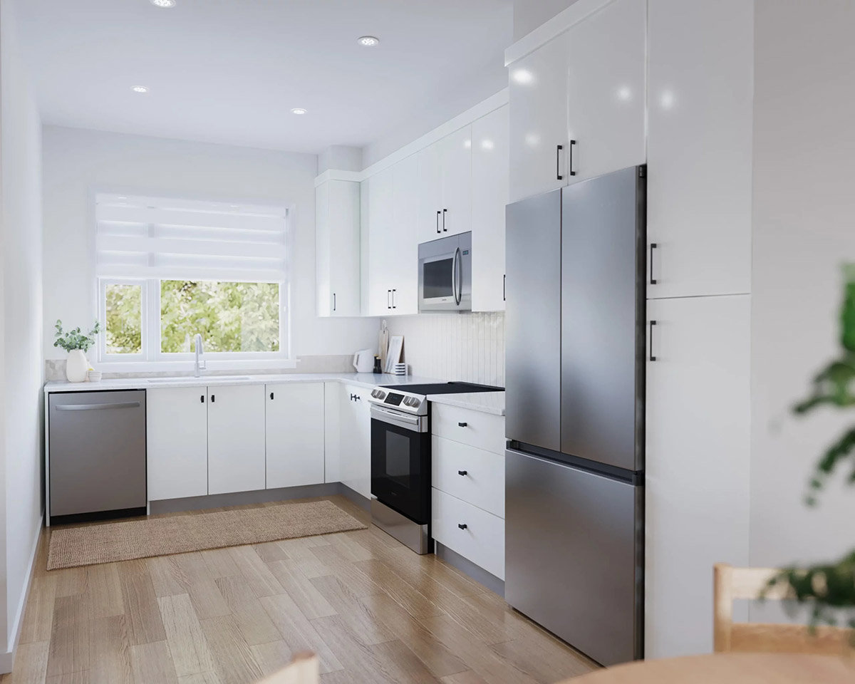 Colours of Seton townhome interiors by Alykhan Velji interior design